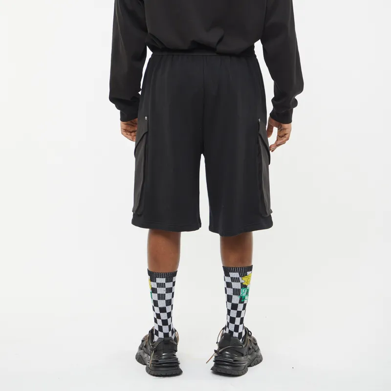 FANBIOU SS22 Loose Fit Shorts Unisex Black-2