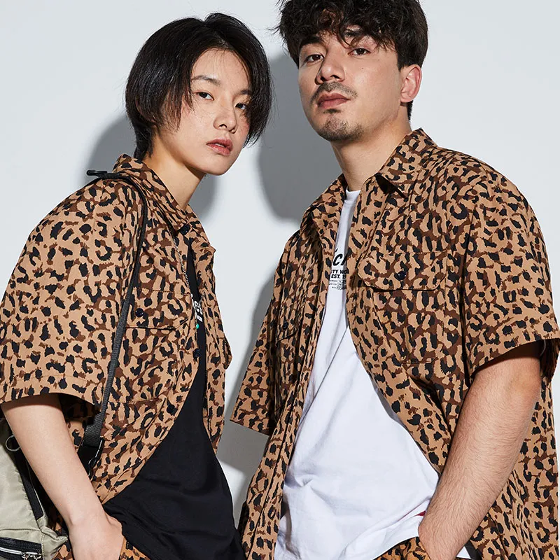 Wacko Maria X Dickies Shirts Unisex Leopard Print-1
