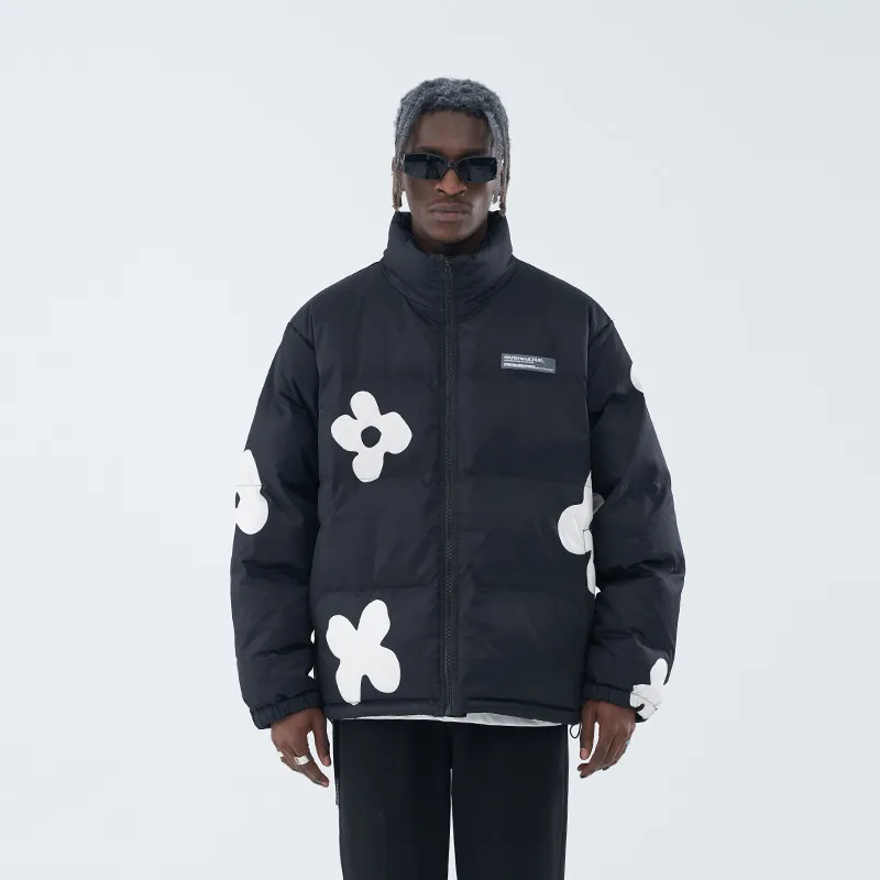 HARSH AND CRUEL Puffer Jackets Unisex-3
