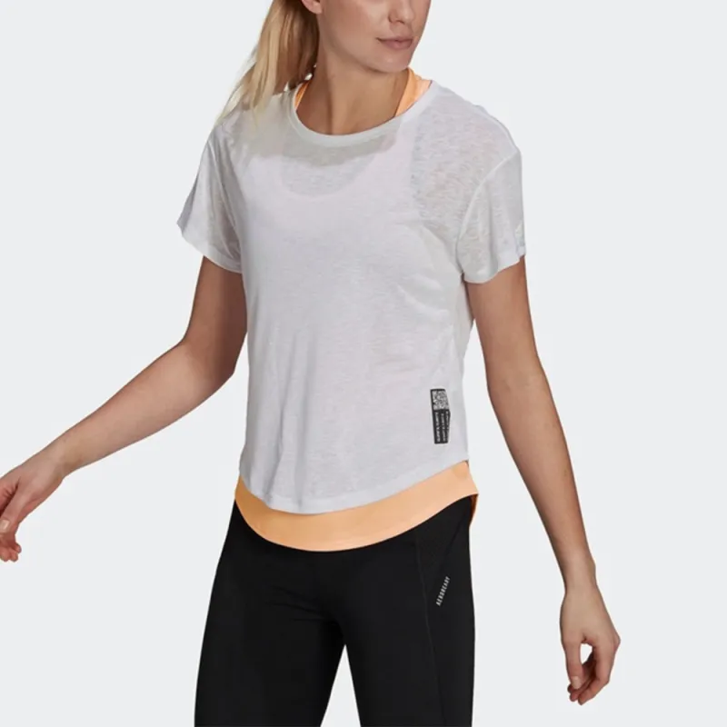 Adidas T Shirts Women's White-2
