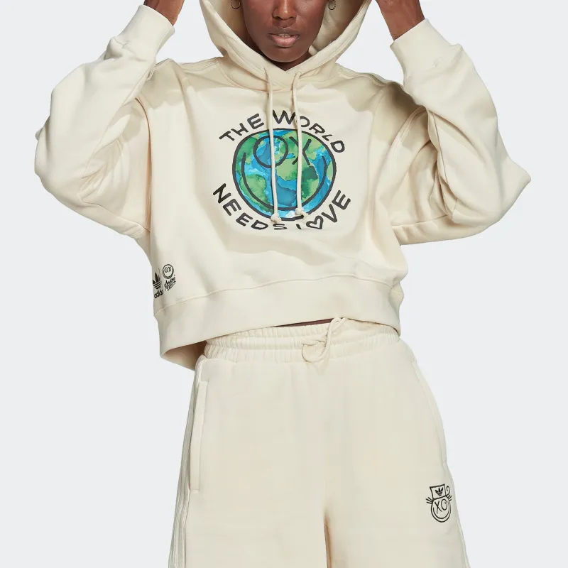 Adidas Originals Sweatshirts Women's Beige-3