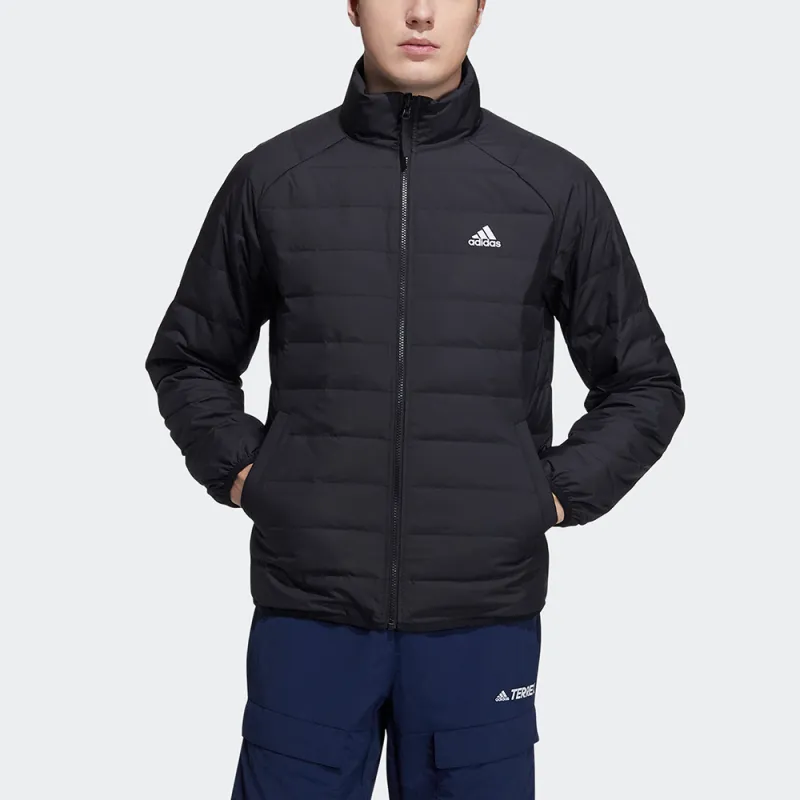 Adidas Down Jackets Men Black-5