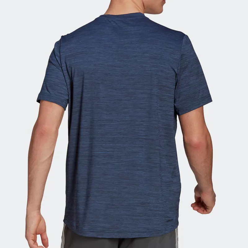 Adidas T Shirts Men Dark Blue-4