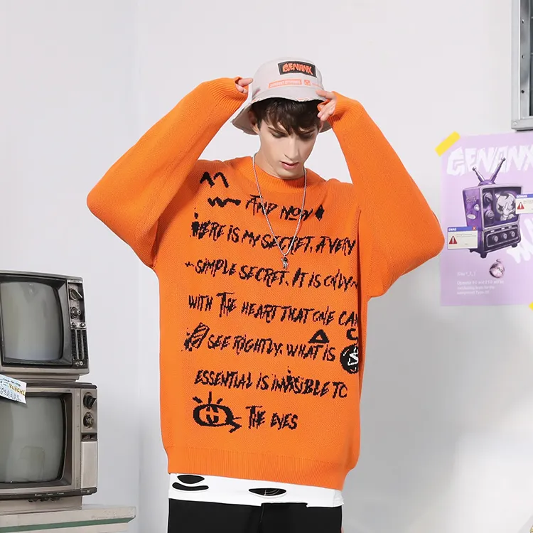 GENANX Sweaters Unisex-3