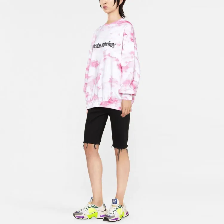 Rotate Logo Embroidered Crewneck Sweatshirt-3