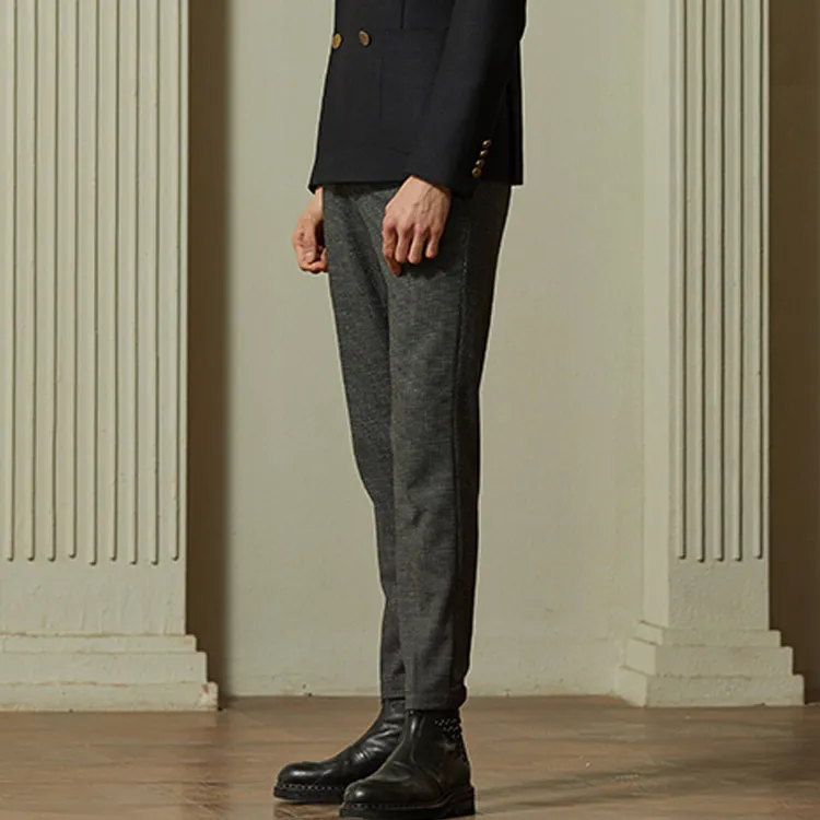 LIU·JO UOMO FW21 Casual Pants Men's Black Gray-2