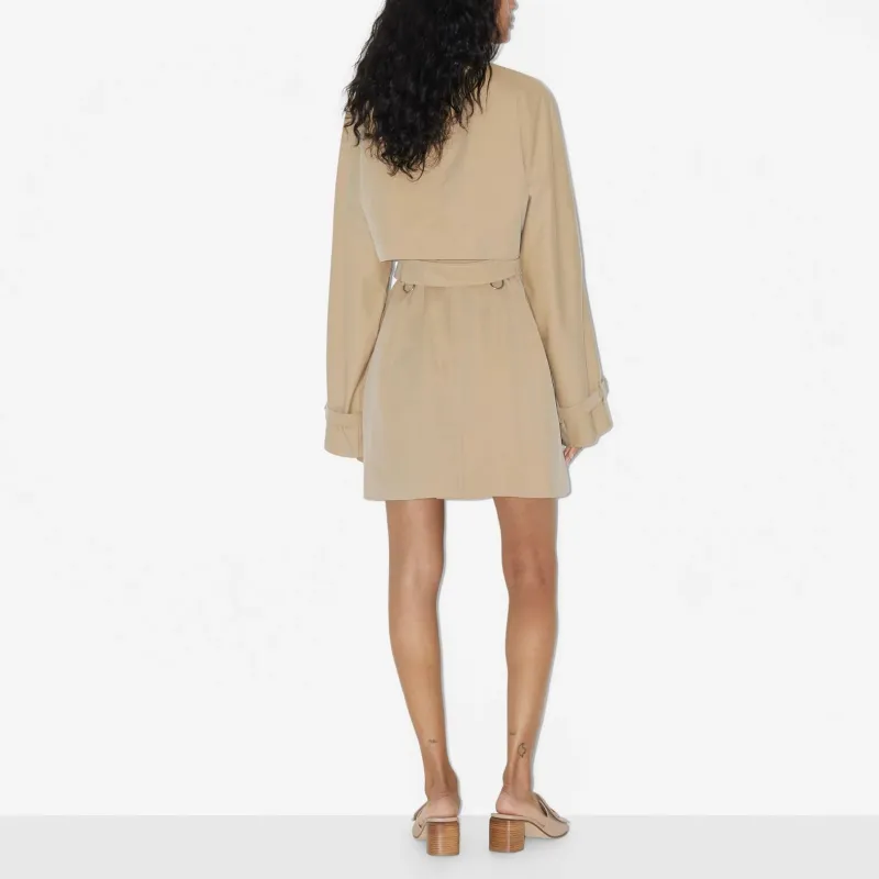 Burberry Trench Coats Women's Honey-5