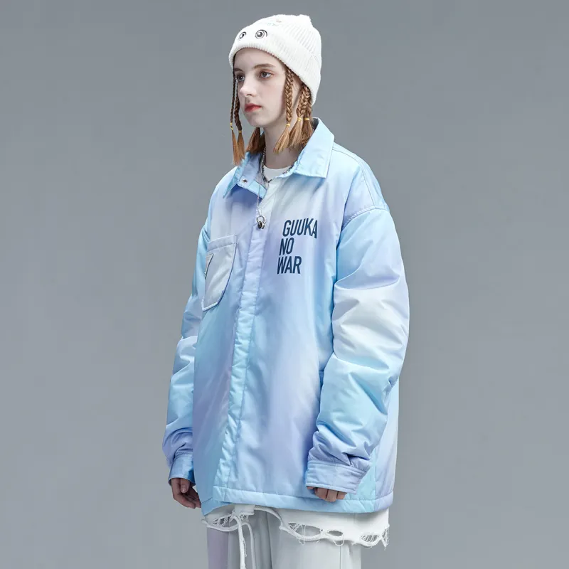Guuka Puffer Jacket Unisex Light Blue-7