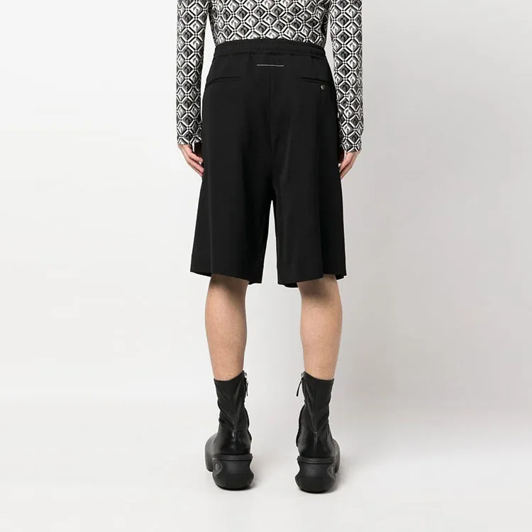 MM6 Maison Margiela Casual Shorts Men's Black-2