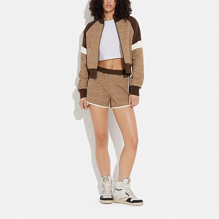 COACH Casual Shorts Women's Brown-1