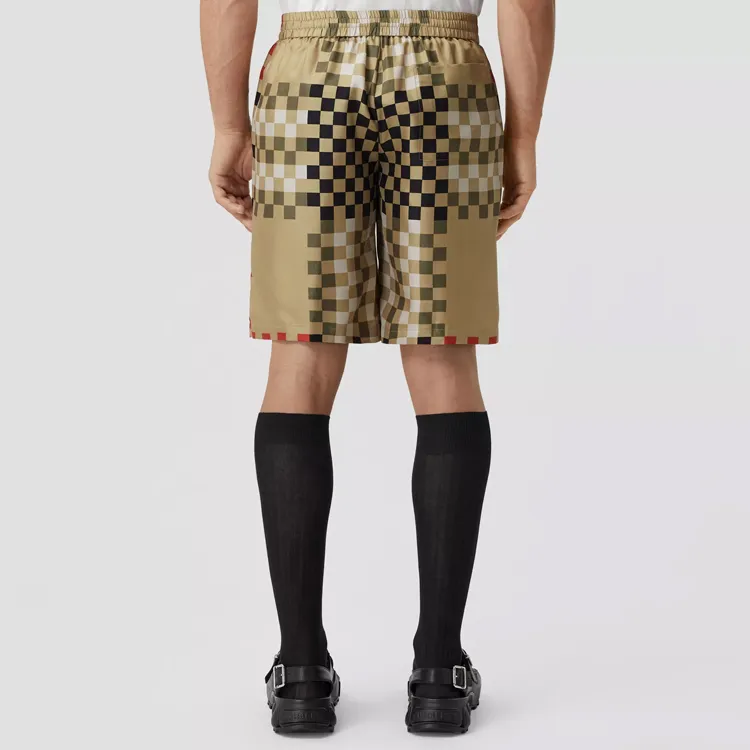 Burberry Pixel Check Shorts-2