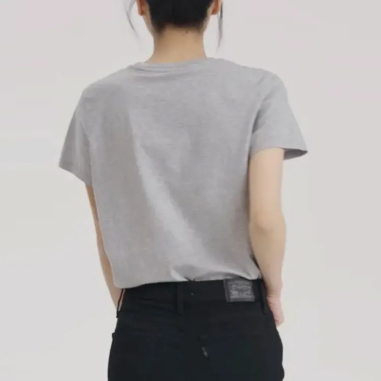 Levis T-Shirts Women's Gray-4