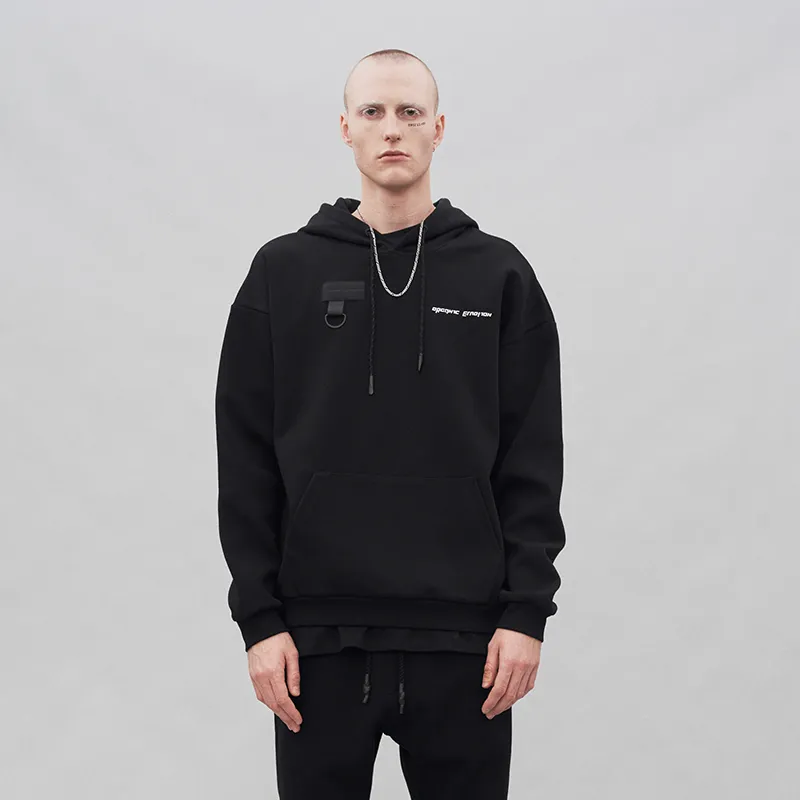 Organic Emotion Hooded Loose Fit Regular Sweatshirt Unisex-2
