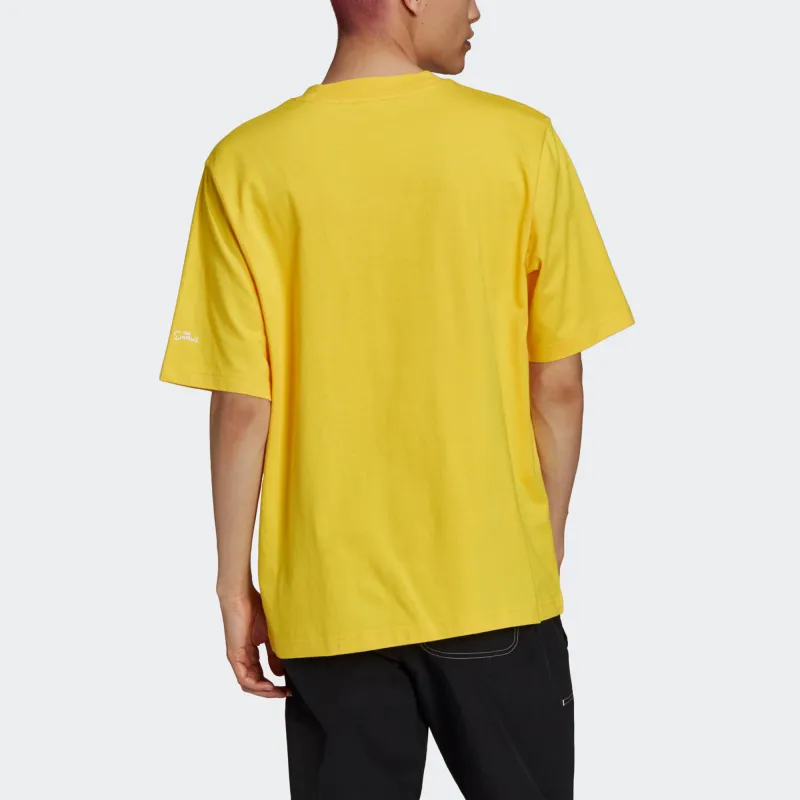 Adidas Originals T Shirts Men Yellow-2