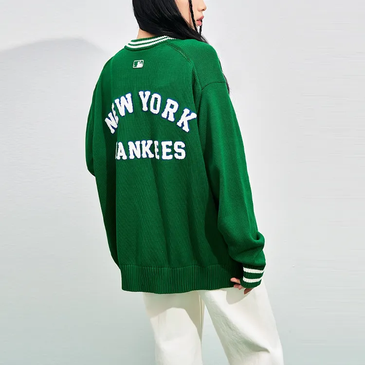 MLB New York Yankees Knitwear Unisex Green-4