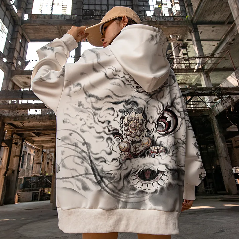 SANSYAS Sweatshirts Unisex White-3