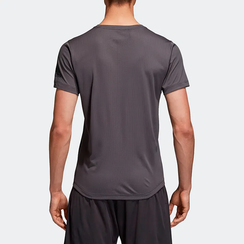 Adidas T Shirts Men Dark Gray-3