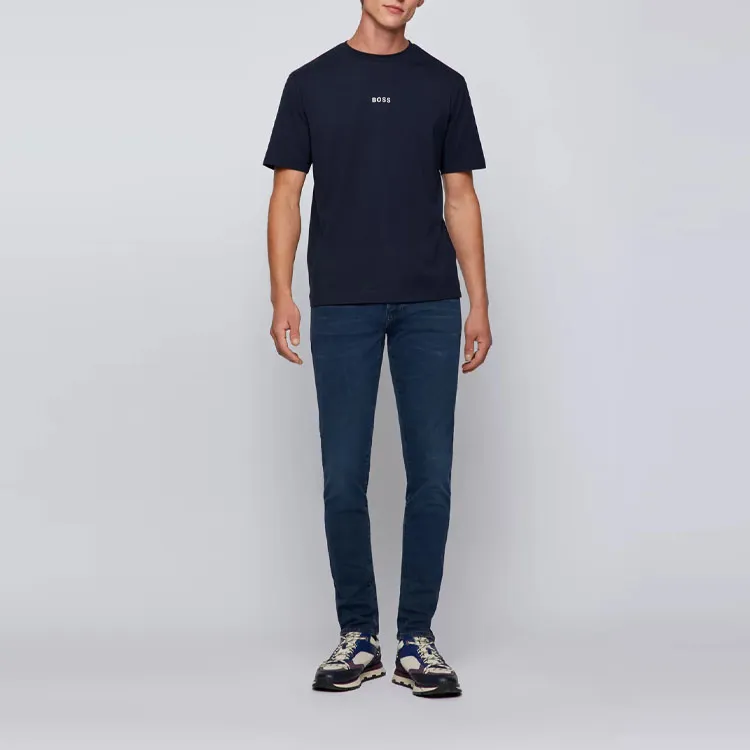 HUGO BOSS I Am The Lord T-Shirts Men Dark Blue-3