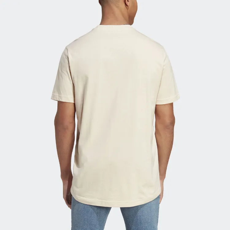 Adidas T Shirts Men Beige-2