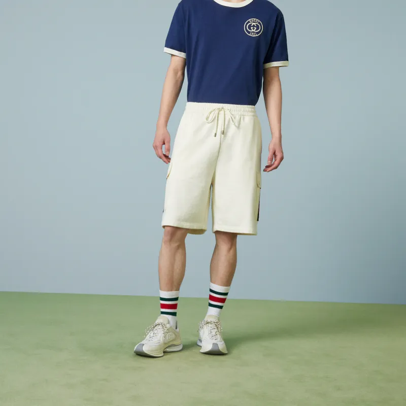 GUCCI Casual Shorts Men Ecru-5