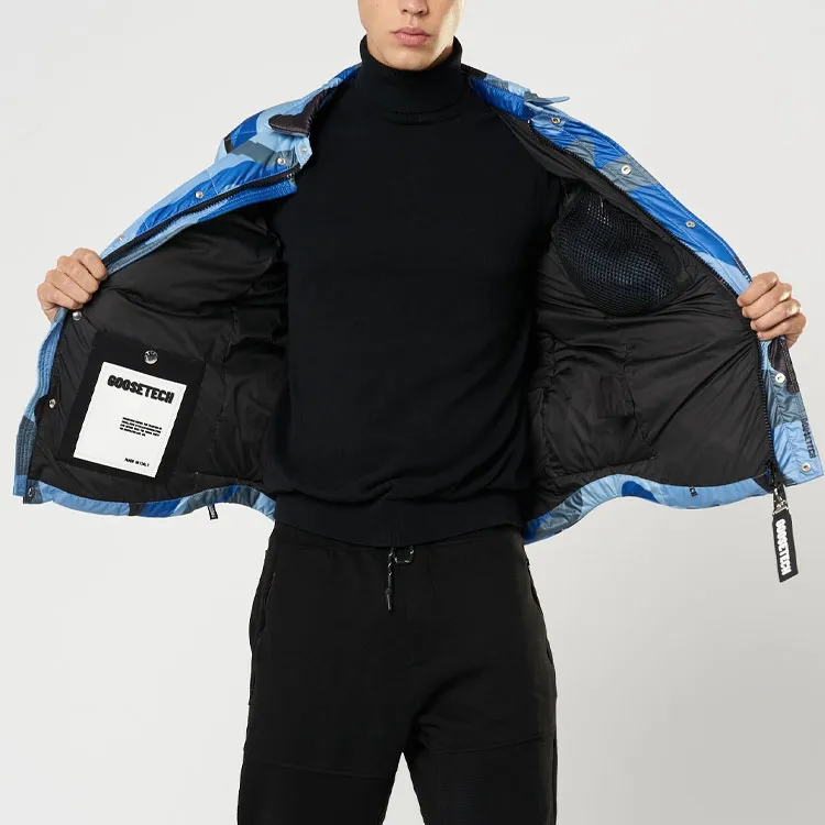 GOOSETECH Jackets Men Blue-2