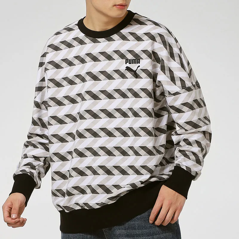 PUMA Sweatshirts Men Dark Khaki-4