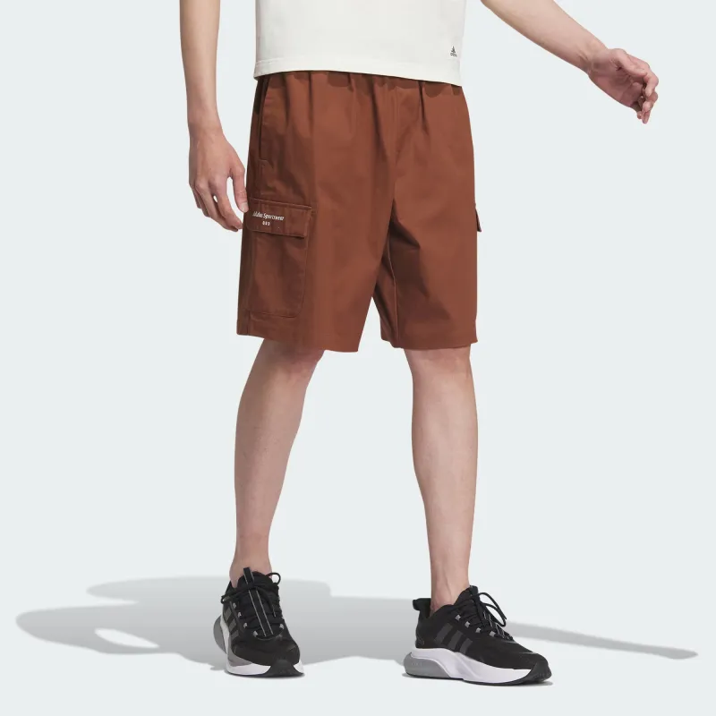 Adidas Casual Shorts Men Brown-3