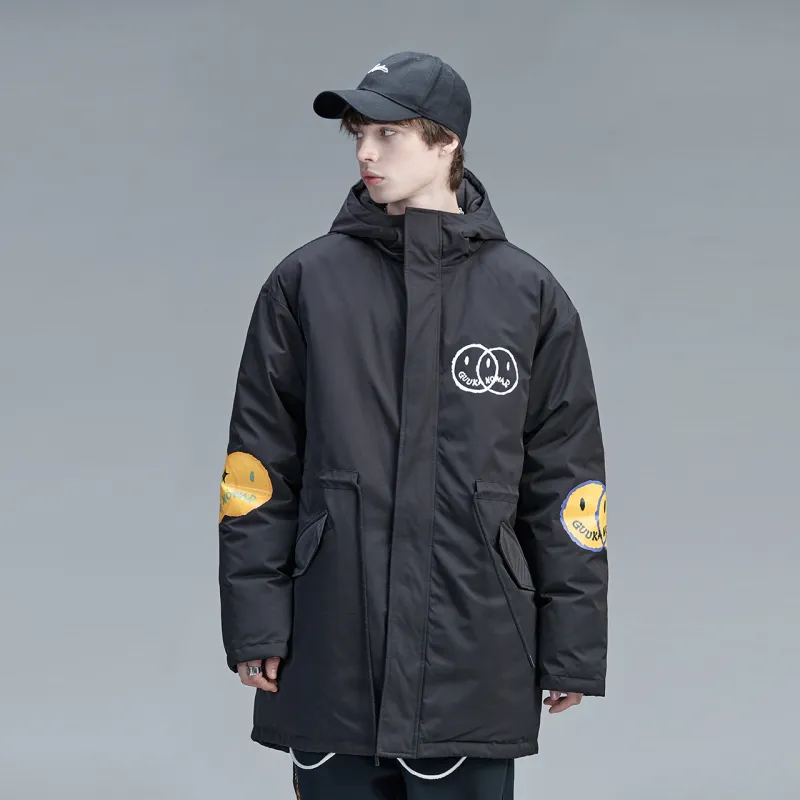 Guuka Puffer Jacket Unisex Black-4
