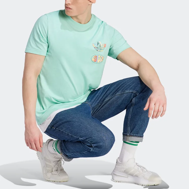 Adidas Originals T Shirt Men's Simple Green-3