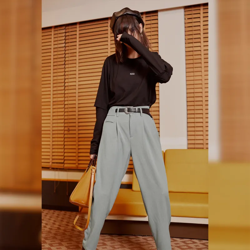 SOLWEIGE Slim Fit Pants Casual Pants Women's-2