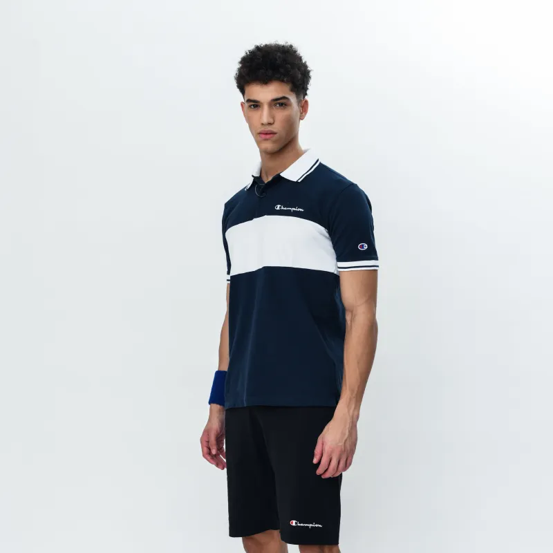 Champion Polo Shirts Men Navy Blue-4