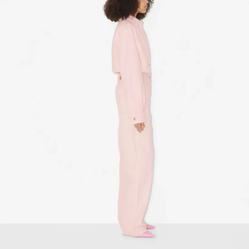 Burberry SS23 Jeans Women's Light Pink Red-3