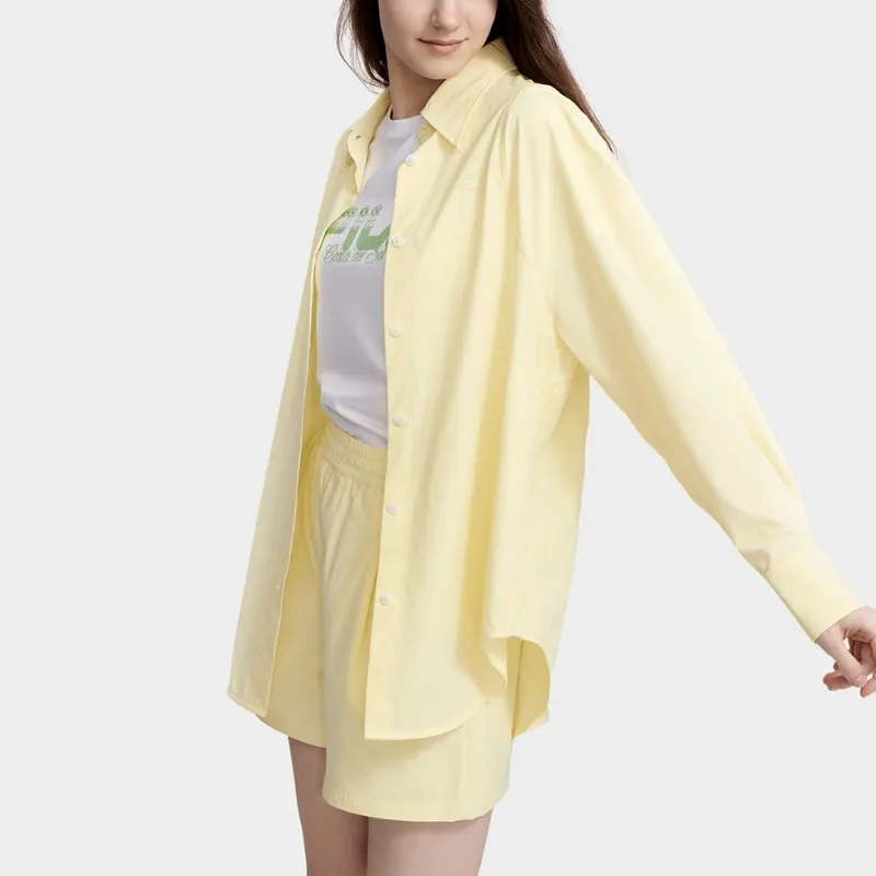 FILA Shirt Women's Duckling Yellow-2