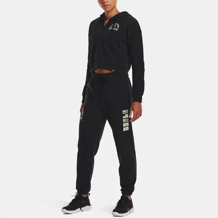 Under Armour Knitted Sweatpants Women's Black-4