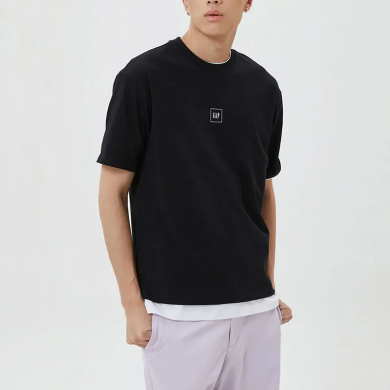 GAP SS23 T Shirts Men Black-3