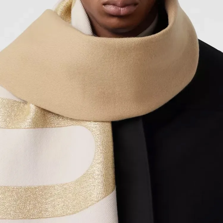Burberry Knit Scarves Women's Camel-4