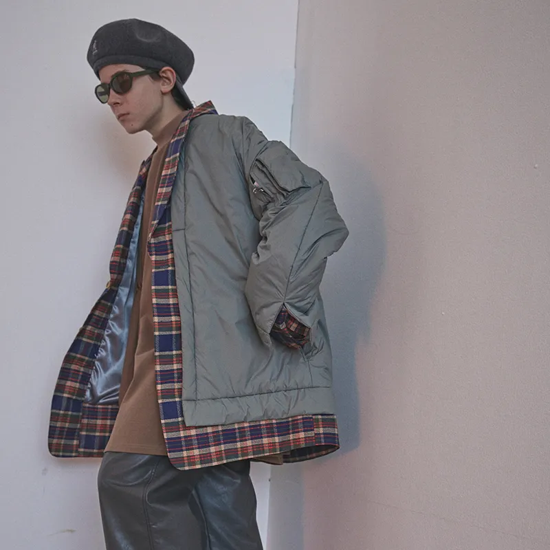 Umamiism Puffer Jacket Winter Unisex Dark Gray-4