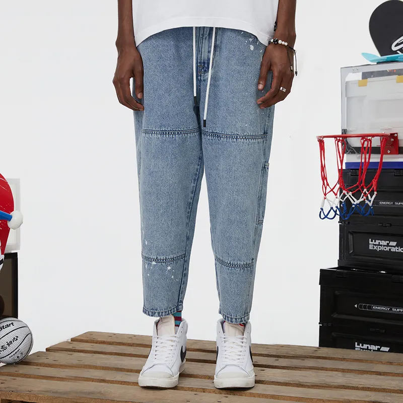 JRs Tapered Pants Jeans Unisex Light Blue-2