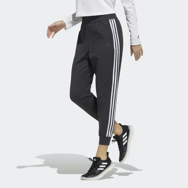 Adidas Knitted Sports Pants Women's Black-1