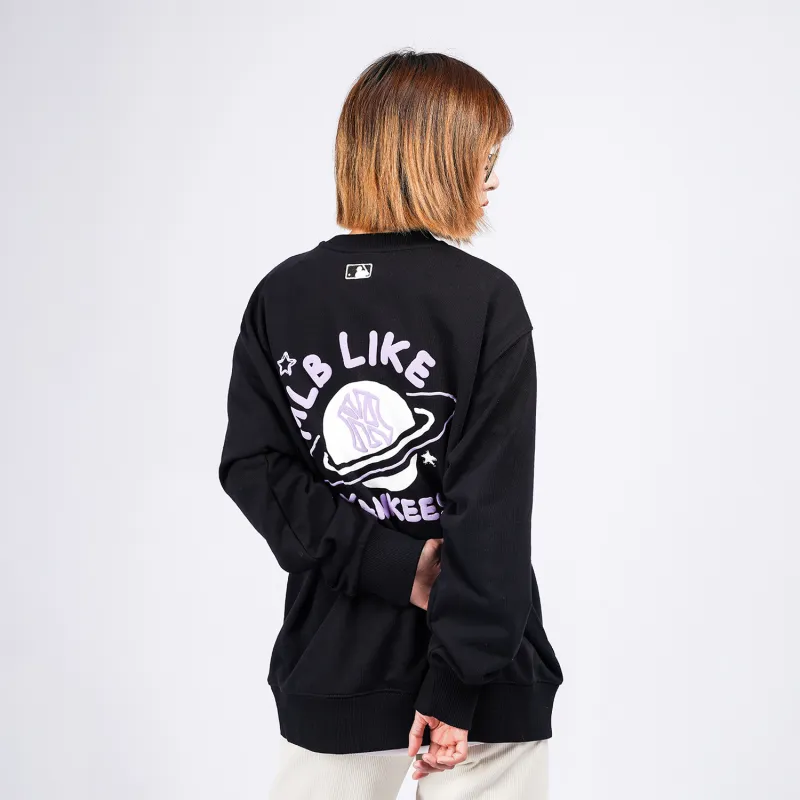 MLB New York Yankees Sweatshirt Unisex Black-3