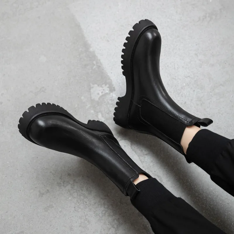 CAMEIDO Chelsea Boots Women's Black-2