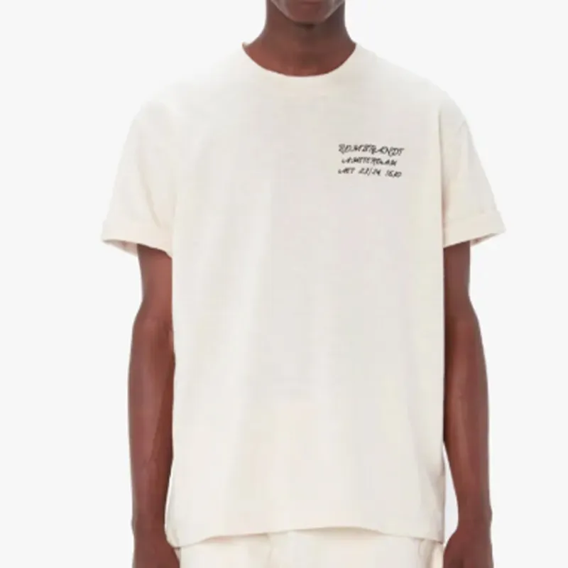 JW Anderson JW Anderson Rembrandt T-Shirts Unisex Ecru-1