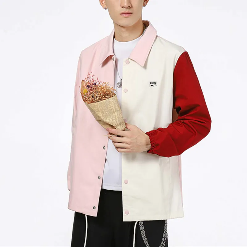 PUMA Jackets Men Pink-3