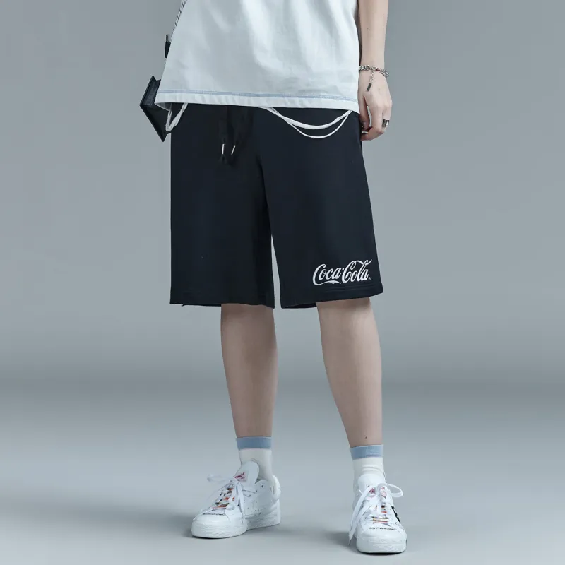 Coca Cola X Guuka Casual Shorts Unisex Black-3