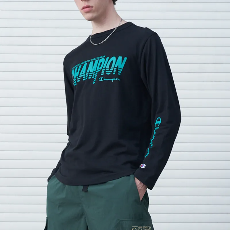 Champion Long Sleeved T Shirt Japan Version Unisex-6
