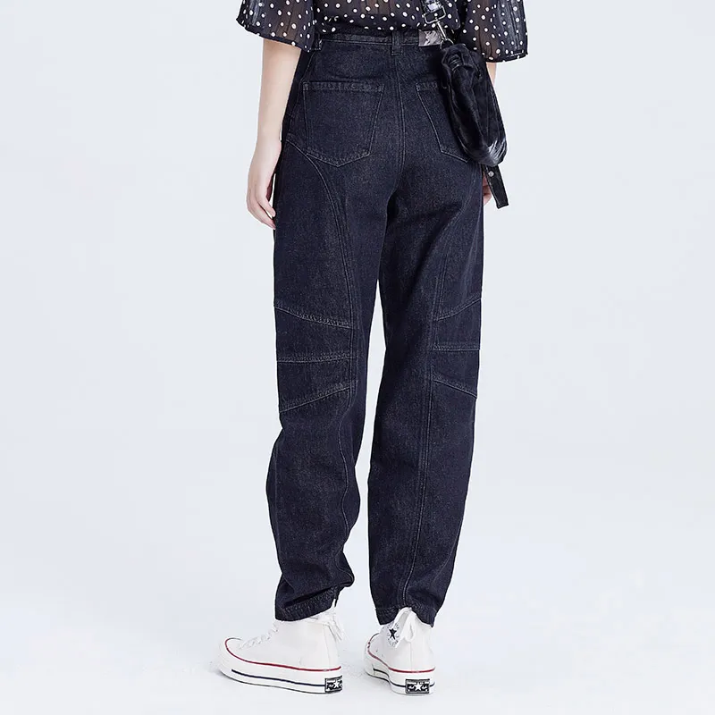 BABYGHOST Tapered Pants Jeans Women's Black-2