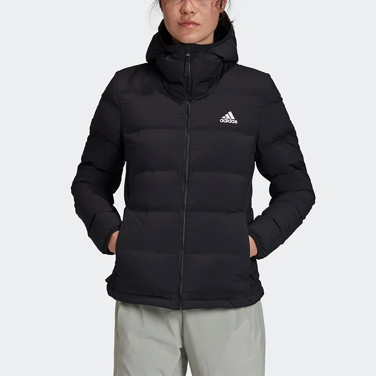 Adidas Helionic Down Jackets Women's Black-3