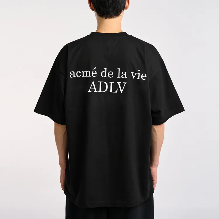 Acme De La Vie/ADLV Drop Shoulder Sleeve T Shirt Unisex Black-3