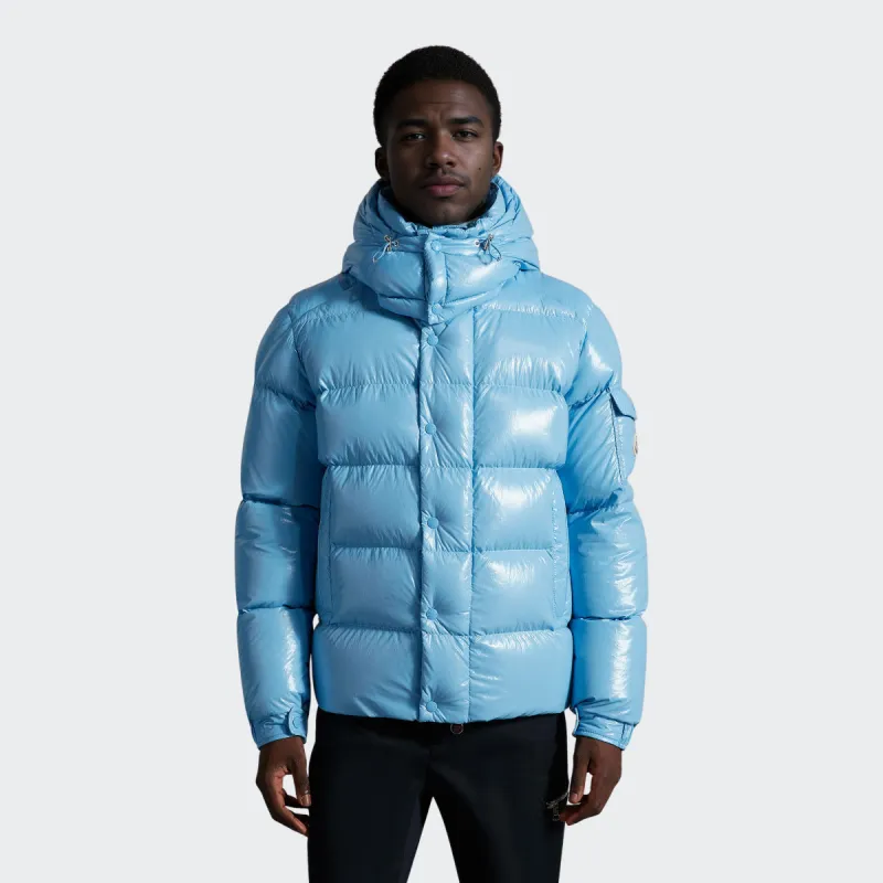 Moncler blue bubble jacket online