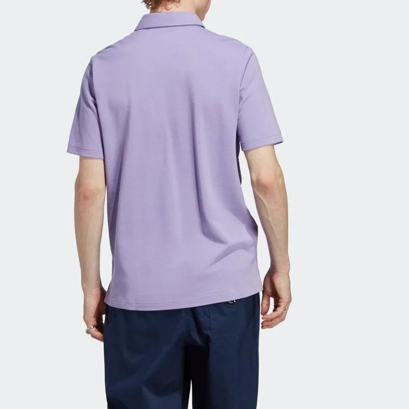 Adidas Originals BLOKEPOP Polo Shirt Men's Magic Lilac-2